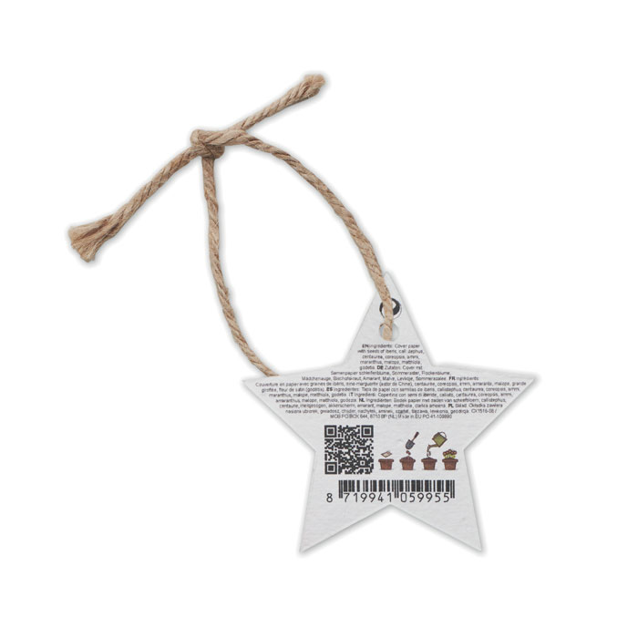 Seed paper Xmas ornament - Image 3