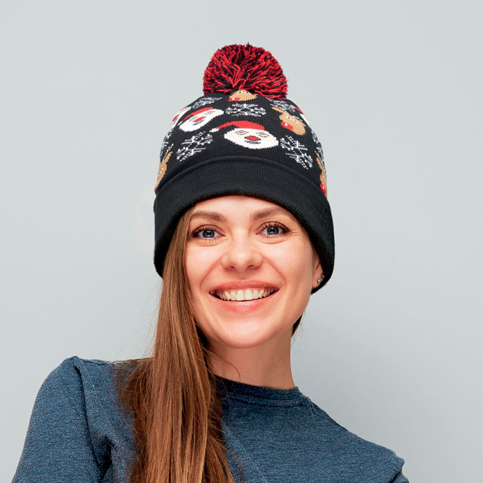 Christmas knitted beanie - Image 2