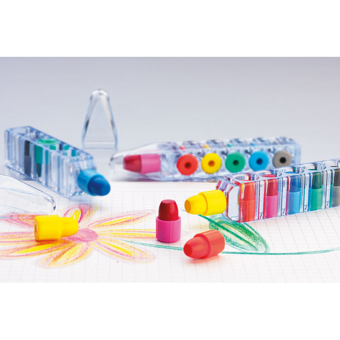 Set of 6 wax crayons - Image 2