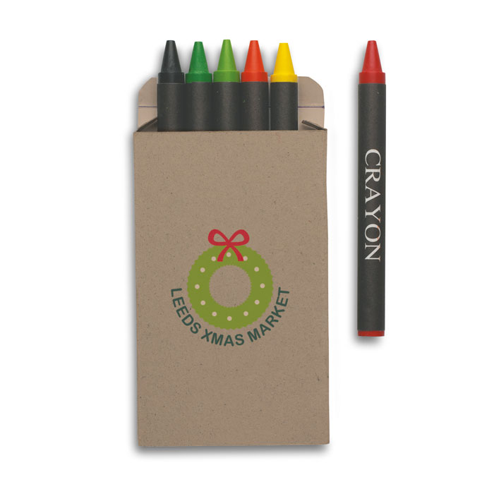 Carton of 6 wax crayons - Image 3