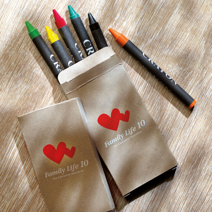 Carton of 6 wax crayons - Image 4
