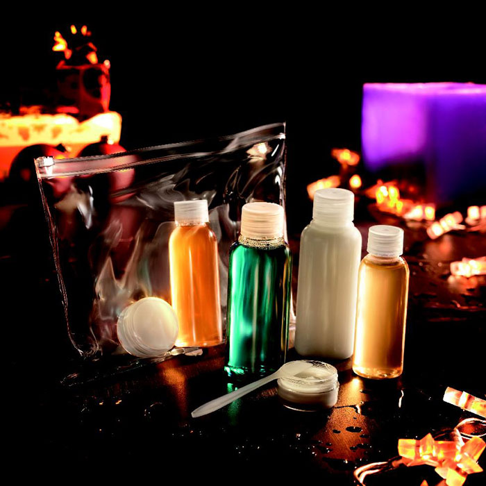 Travelling pouch with bottles - Image 5