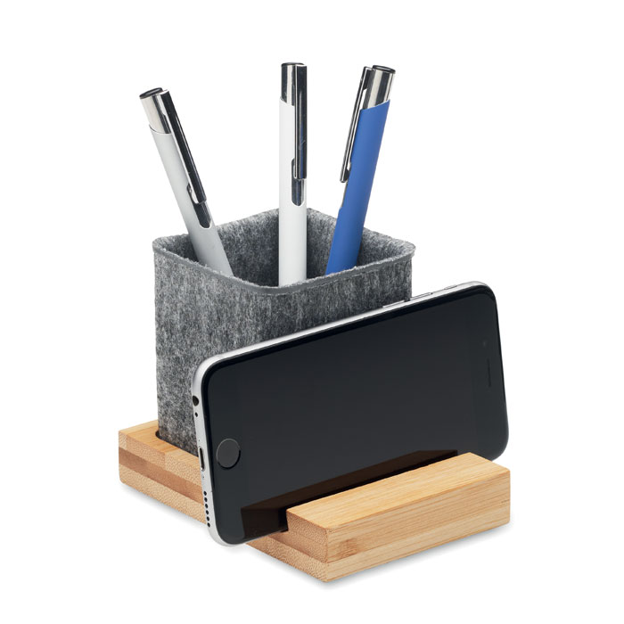 RPET felt pen pot phone stand - Image 2