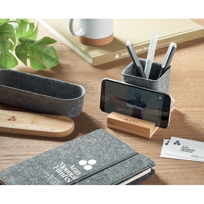 RPET felt pen pot phone stand - Image 3