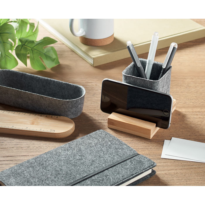 RPET felt pen pot phone stand - Image 4