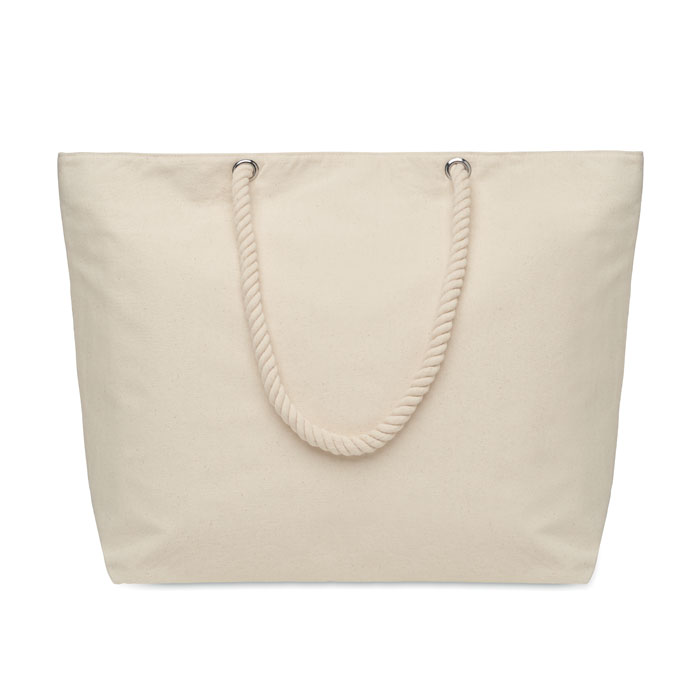 Beach cooler bag in cotton - Image 3