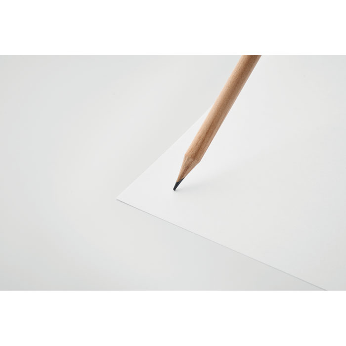 Natural pencil with eraser - Image 4