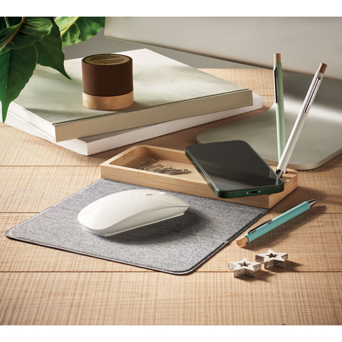 Wireless charger in bamboo 15W - Image 15