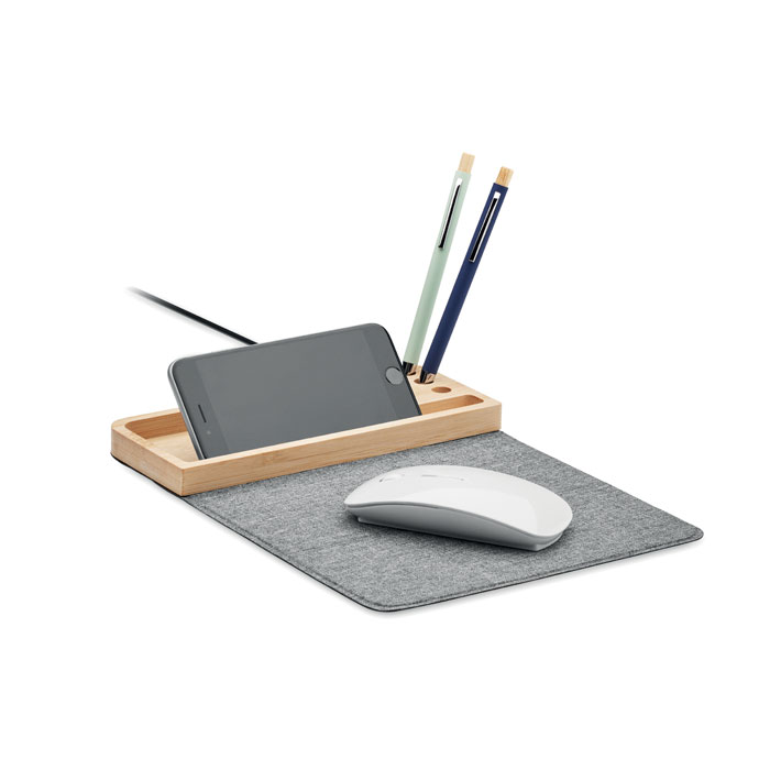 Wireless charger in bamboo 15W - Image 3