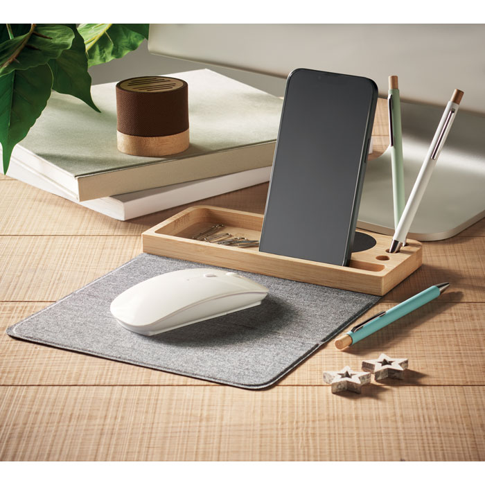 Wireless charger in bamboo 15W - Image 7