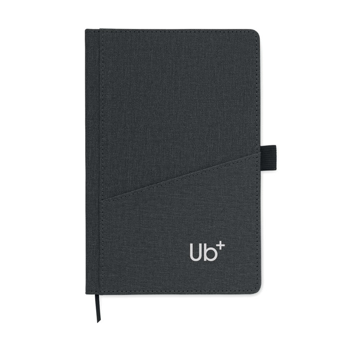 A5 notebook PU front pocket - Image 5