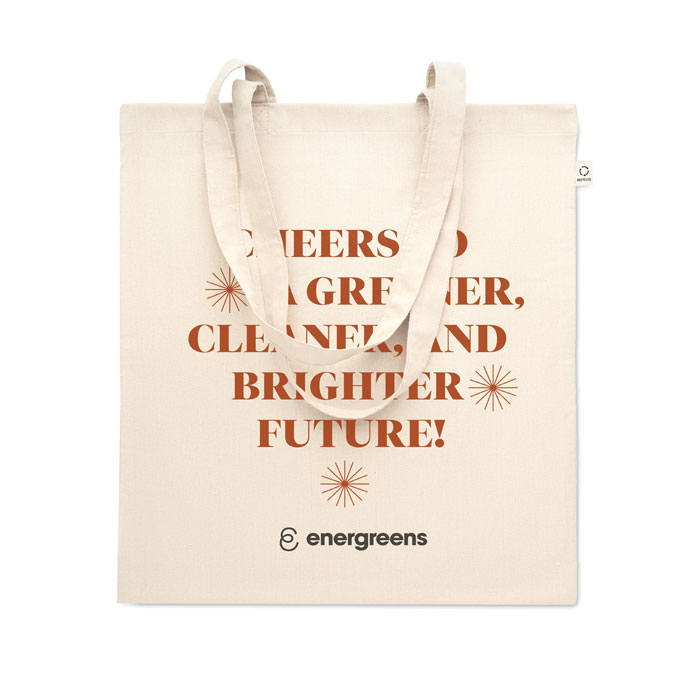 Recycled cotton shopping bag - Image 5