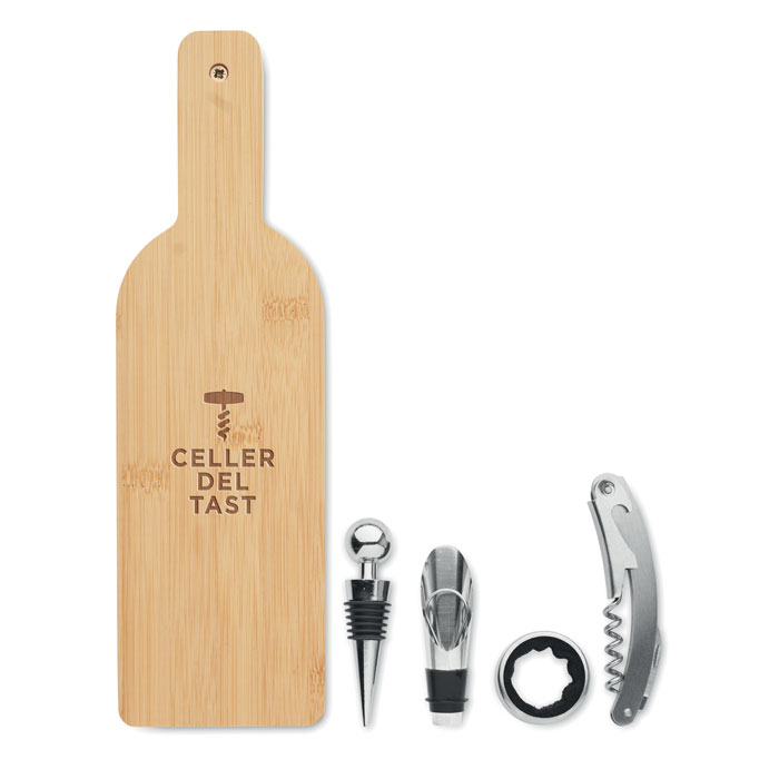 Bottle shaped wine set - Image 4