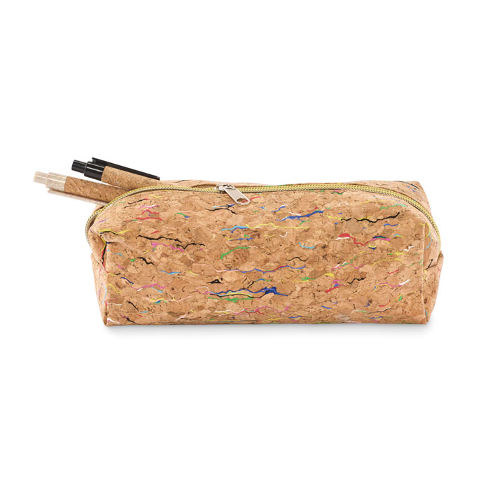 Coloured cork pencil case - Image 3