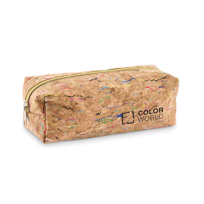 Coloured cork pencil case - Image 4