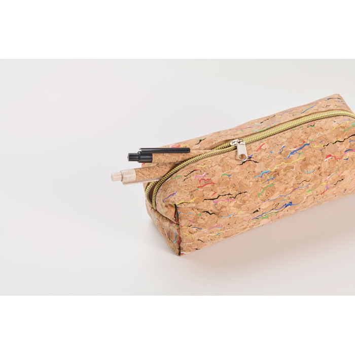 Coloured cork pencil case - Image 5