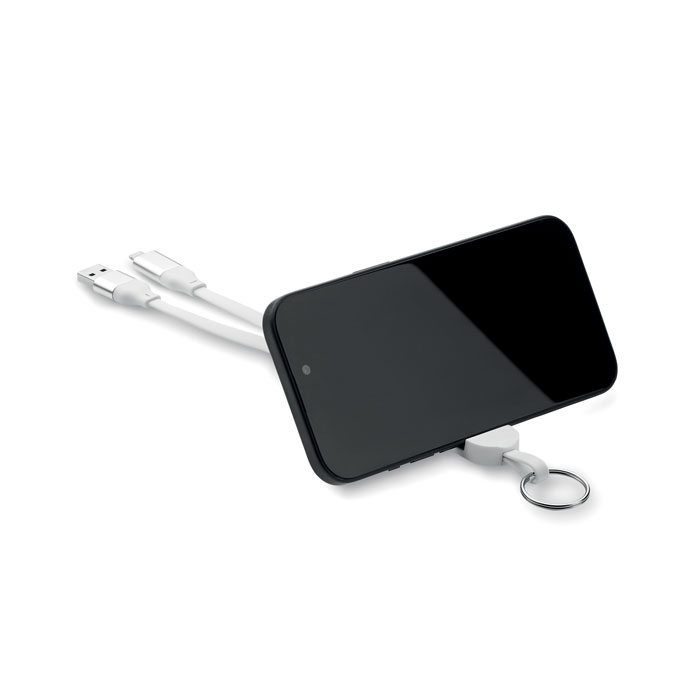 60W cable keyring recycled ABS - Image 2