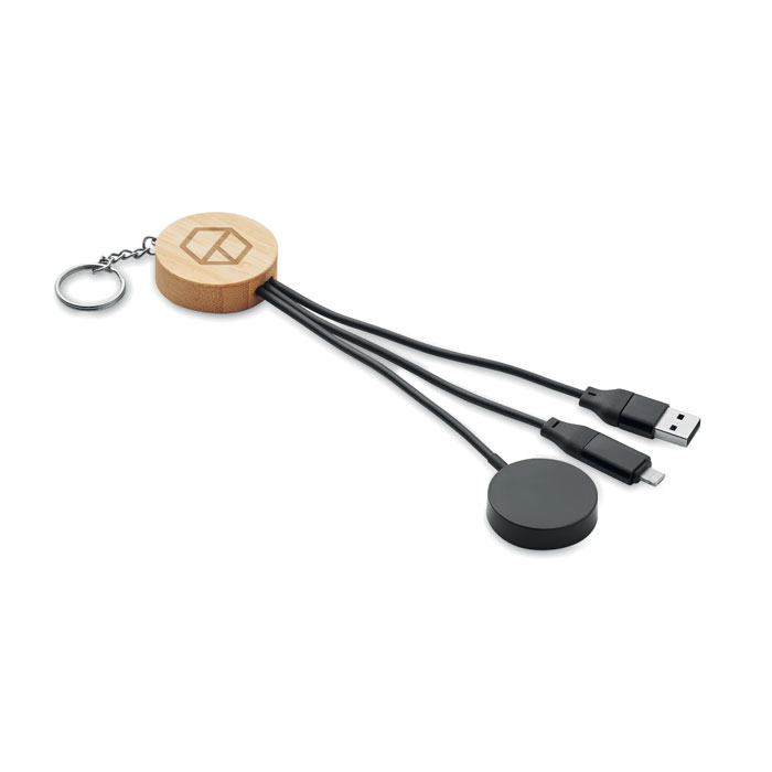 Key ring with 4 in 1 60W cable - Image 3