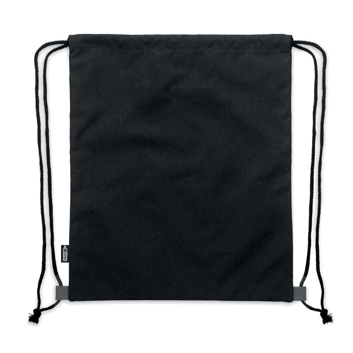 RPET PU drawstring bag 2 tone - Image 2