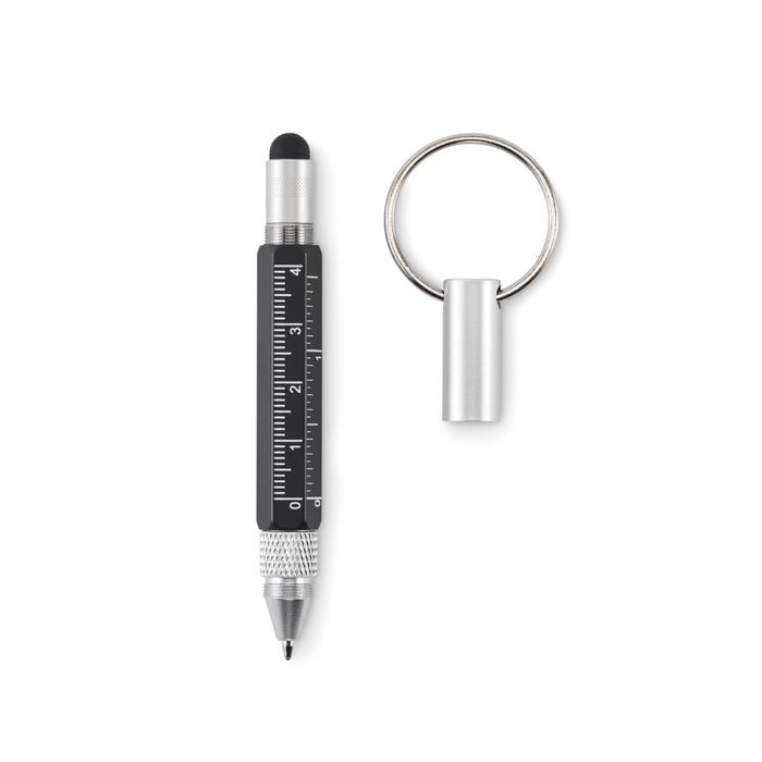 Key ring with twist action pen - Image 3