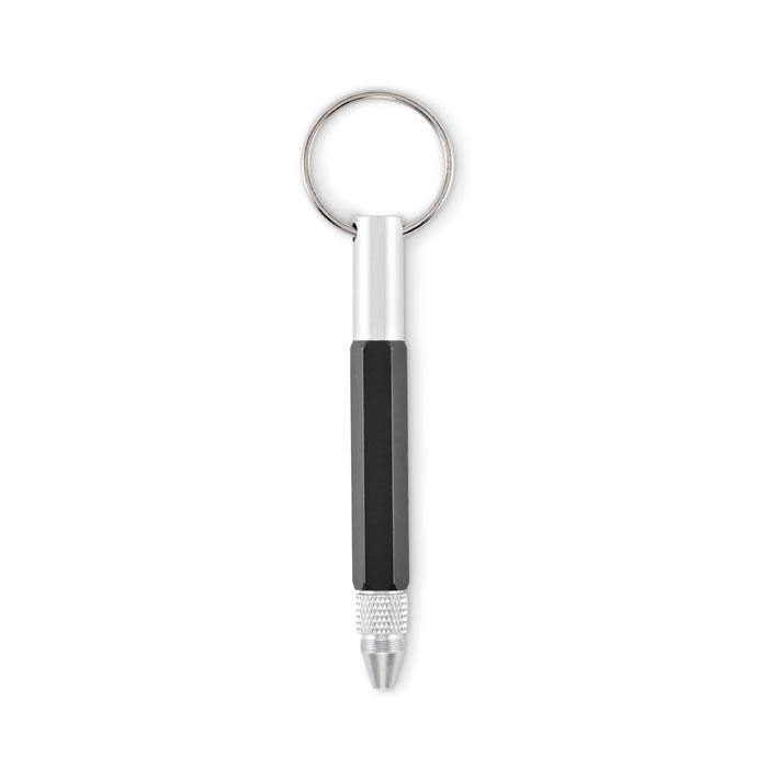 Key ring with twist action pen - Image 4