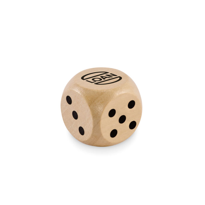 Schima wooden dice 3cm dia - Image 4