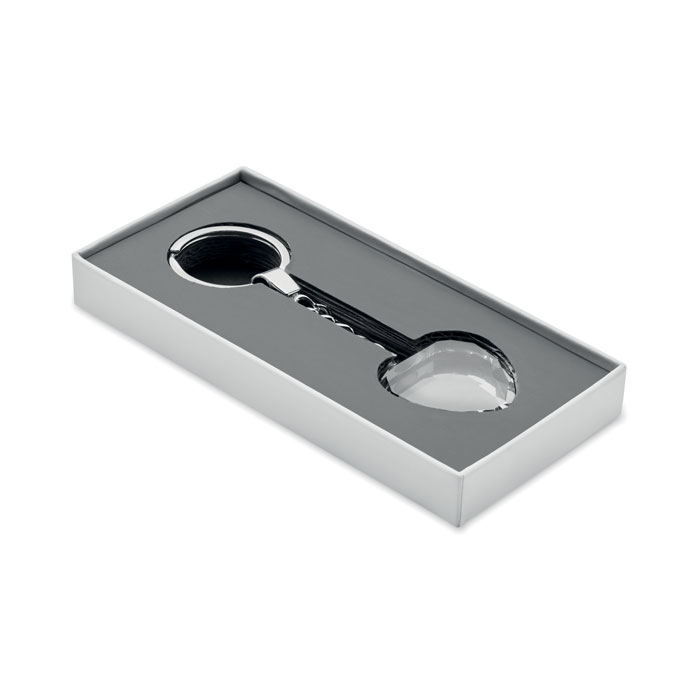 Glass heart award key ring - Image 3