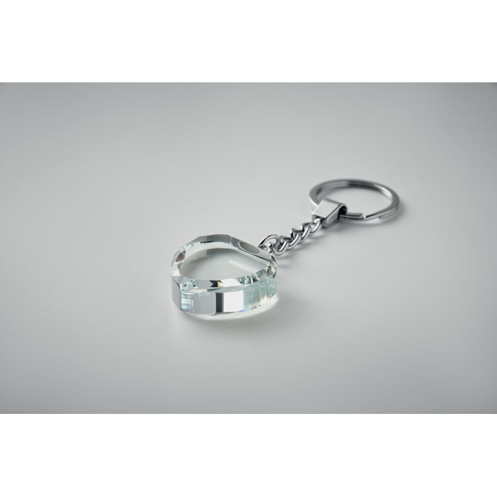 Glass heart award key ring - Image 5