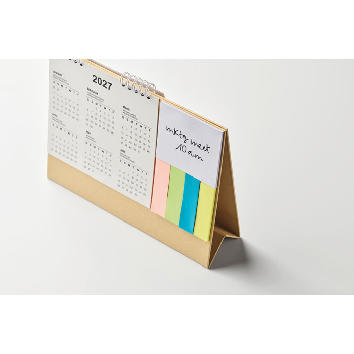 Desk calendar with memo pad - Image 2