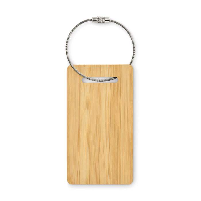 Bamboo luggage tag - Image 3
