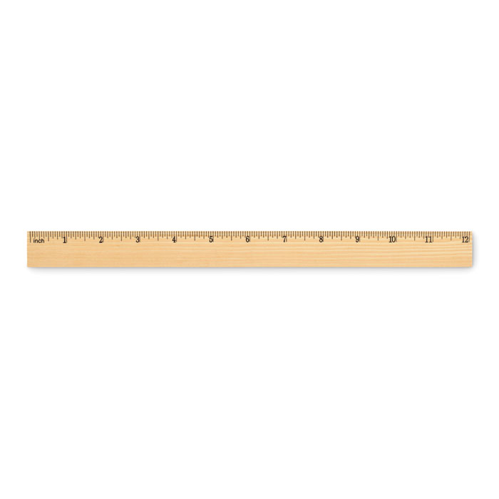 Wooden ruler 30cm - Image 2