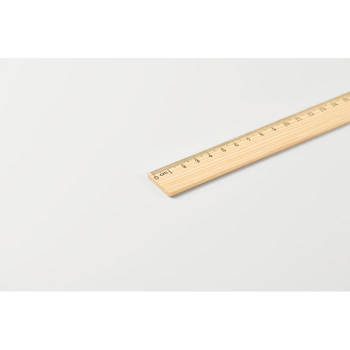 Wooden ruler 30cm - Image 3