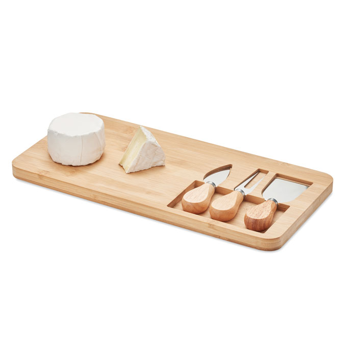 Bamboo Cheese board set - Image 3