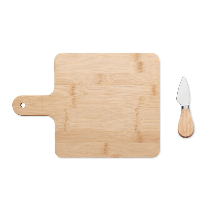 Cheese board set in bamboo - Image 4