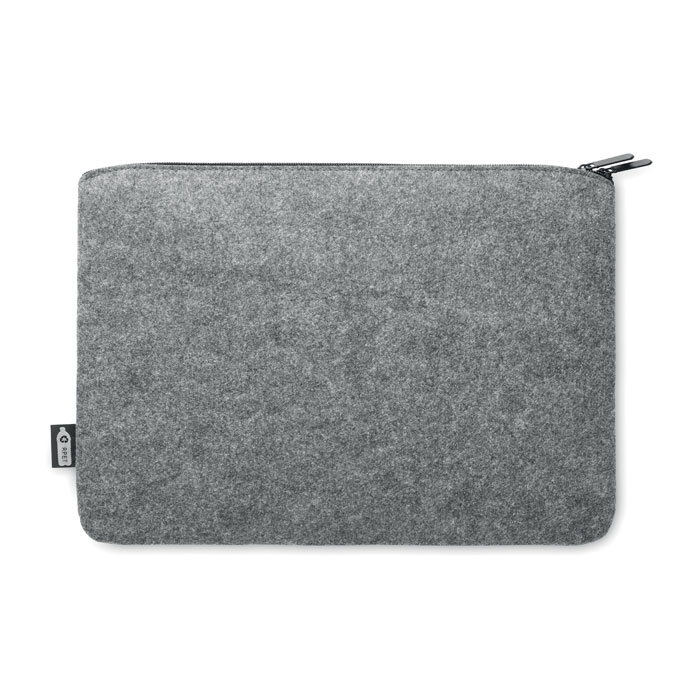 RPET felt zipped laptop bag - Image 3