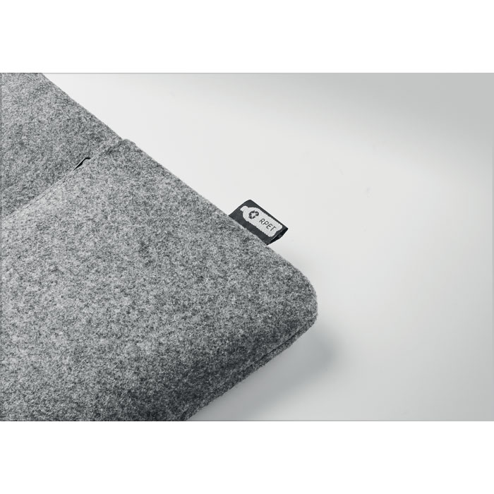 RPET felt zipped laptop bag - Image 6