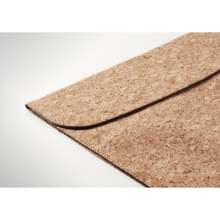 Cork laptop bag magnetic flap - Image 6