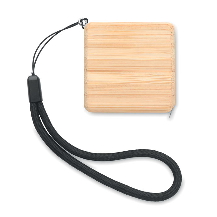 Measuring tape in bamboo 1m - Image 2