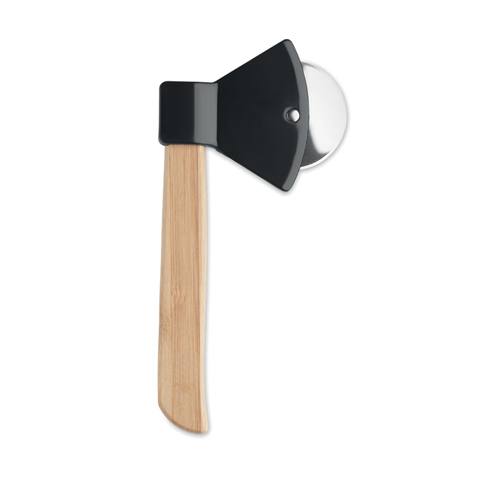 Pizza cutter bamboo handle - Image 2