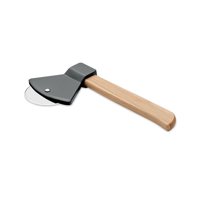 Pizza cutter bamboo handle - Image 3