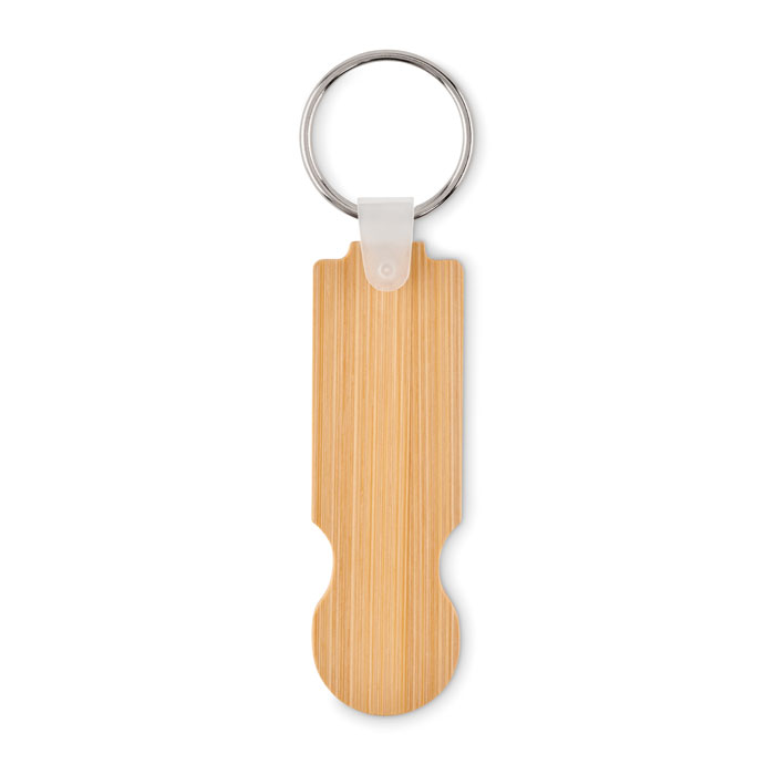 Bamboo euro token key ring - Image 2