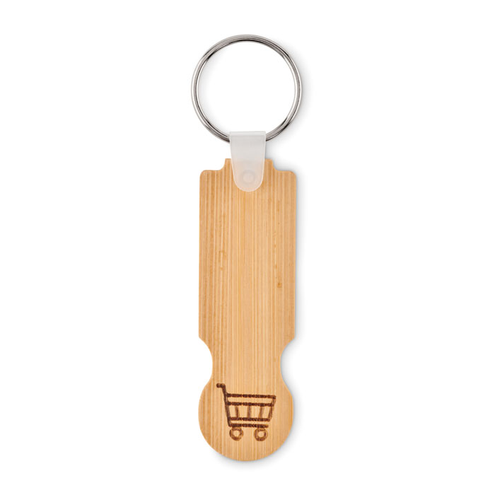 Bamboo euro token key ring - Image 3