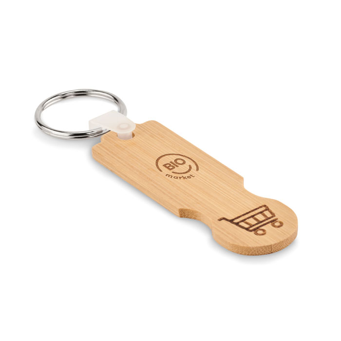 Bamboo euro token key ring - Image 4