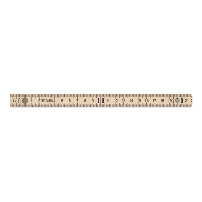 Carpenter ruler in wood 2m - Image 2