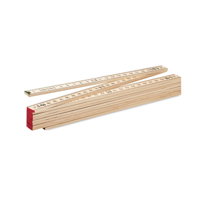 Carpenter ruler in wood 2m - Image 3