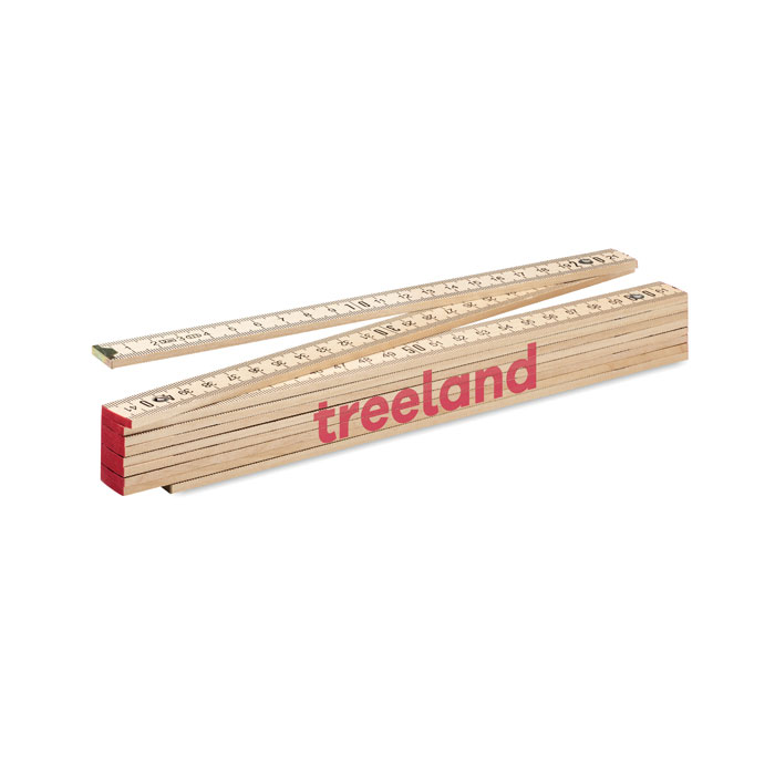Carpenter ruler in wood 2m - Image 4