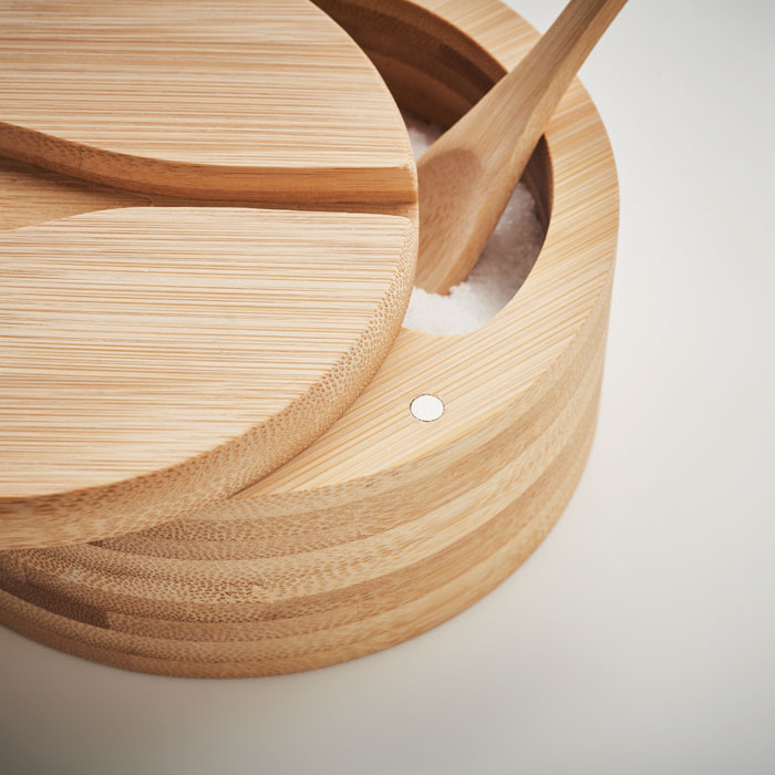 Salt and pepper bamboo box - Image 4