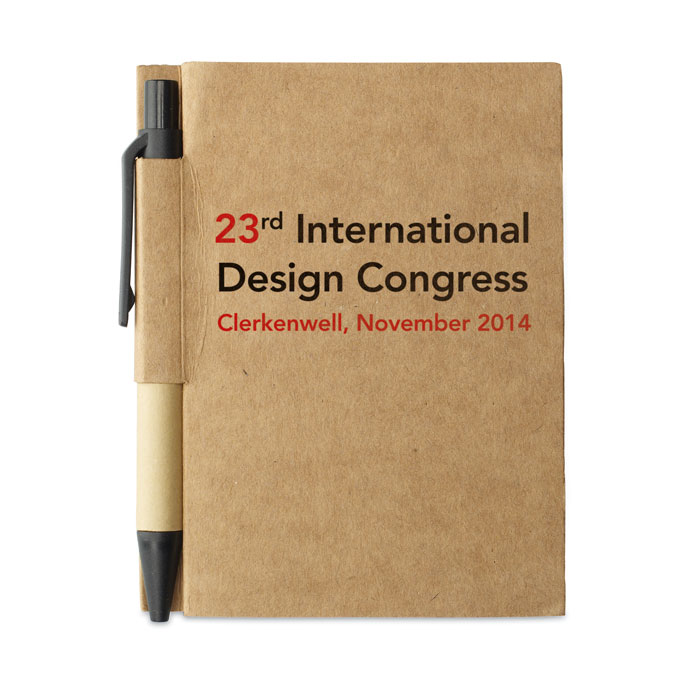 Recycled notebook with pen - Image 4