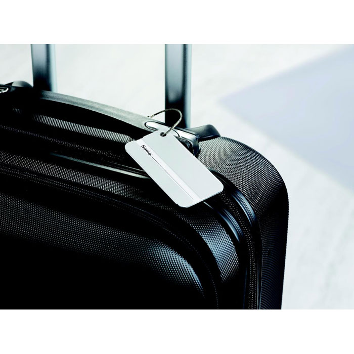 Aluminium luggage tag - Image 4