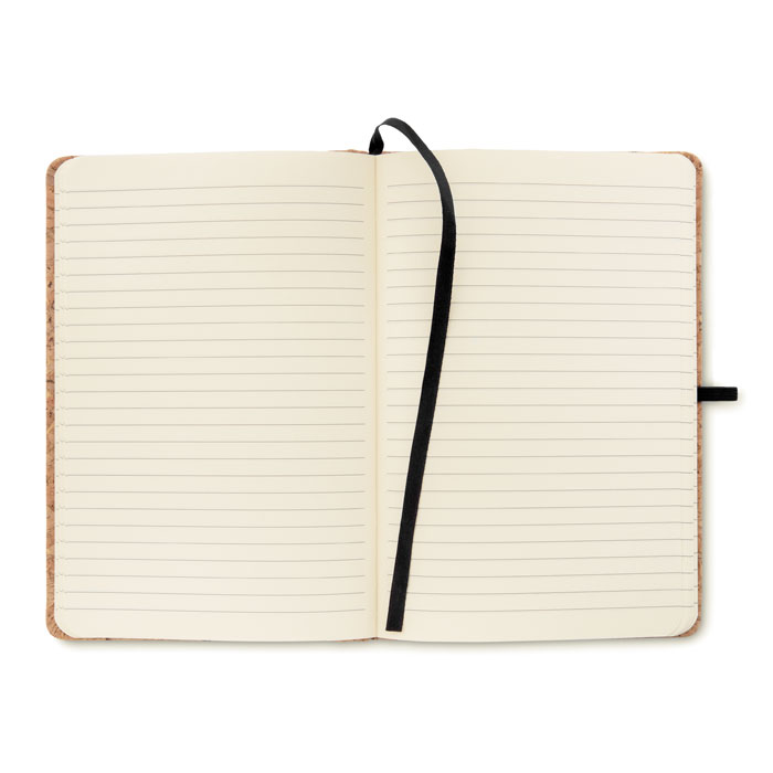 A5 cork notebook 96 lined - Image 3